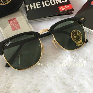 Ray-Ban RB3016 Clubmaster Unisex Sunglasses